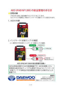 iPAD NF1200日常点検とラベル表示