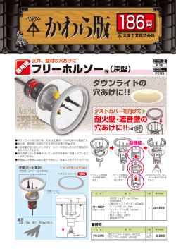 フリーホルソー(深型)  ケーブルクリップ