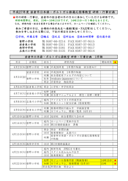 H27 岩倉市日本語・ポルトガル語教室研修計画