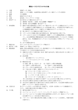 東海ユース（U-15）フットサル大会