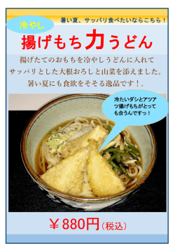 揚げもち力うどん