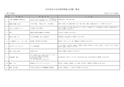JA年金友の会会員特典協力店舗一覧表