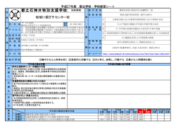 学校経営シート