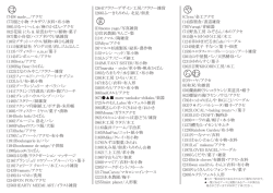 上賀茂手づくり市・出店屋号一覧（2） [更新済み]