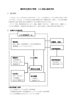高砂市立荒井小学校 いじめ防止基本方針