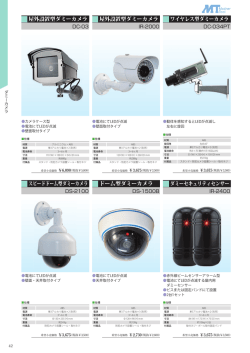 ワイヤレス型ダミーカメラ 屋外設置型ダミーカメラ 屋外設置型ダミーカメラ