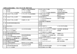 川越町社会福祉協議会 平成27年6月行事・事業予定表