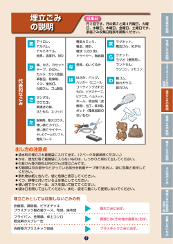 埋立ごみ の説明