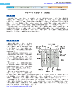 苛性ソーダ製造用イオン交換膜
