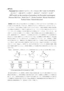 3P101 Favorskii 転位を経由するゼルンボンの反応に関する量子化学的