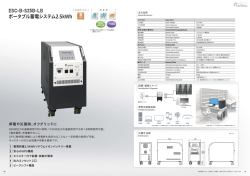 ポータブル蓄電システム2.5kWh
