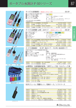 ポータブル水質計 P
