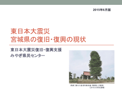 1 - 東日本大震災復旧・復興支援みやぎ県民センター