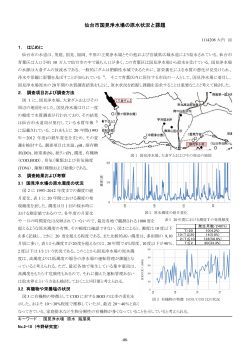 仙台市国見浄水場の原水状況と課題