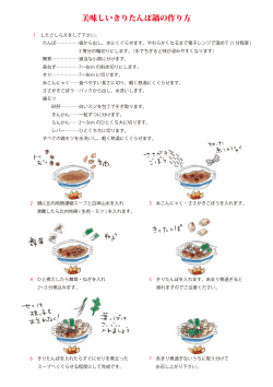 美味しいきりたんぽ鍋の作り方
