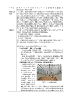 （森のエネルギー）と地域産業が連携した低炭素社会システム化事業