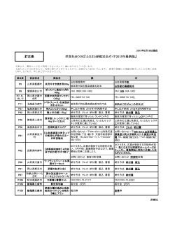 洋泉社MOOK『ふるさと納税完全ガイド2015年最新版』 訂正表