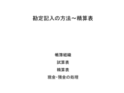 試算表