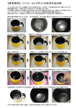 ミルクポットの洗浄方法の例（PDF）
