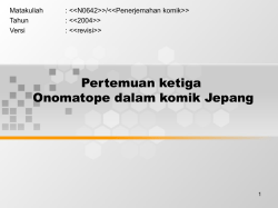 Judul - Binus Repository