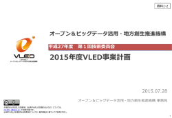 資料1-2 2015年度VLED事業計画（PPTX）