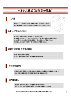 ベトナム株お取引方法のご案内