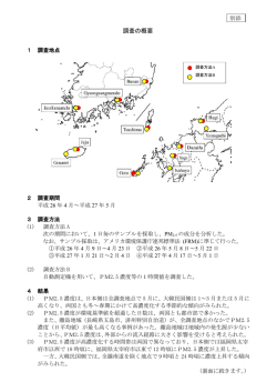 別添 調査の概要