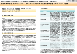 補助事業の名称 デマンドレスポンスとエネルギーマネジメントを含む地域