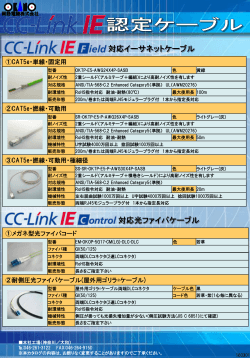 CC-Link IE 認定ケーブル