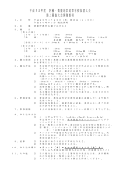 H28阿蘇菊池高校陸上大会