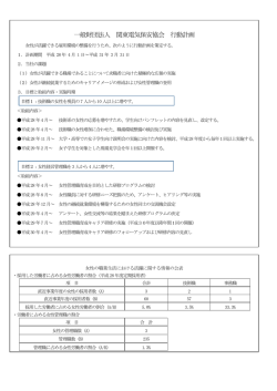 一般財団法人 関東電気保安協会 行動計画