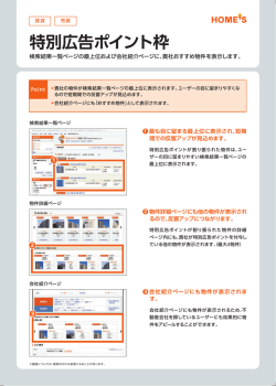 特別広告ポイント枠