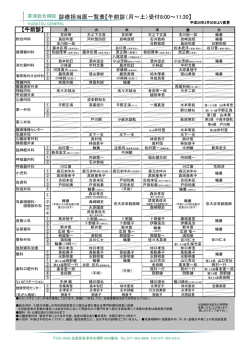 呼吸器内科 - 草津総合病院