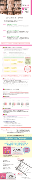 HP用 ビジョンサロンサービス案内
