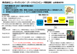 株式会社ニューテックシンセイ（パーソナルコンピュータ製造業）山形県