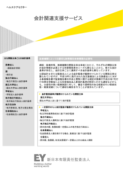 会計関連支援サービス - 新日本有限責任監査法人