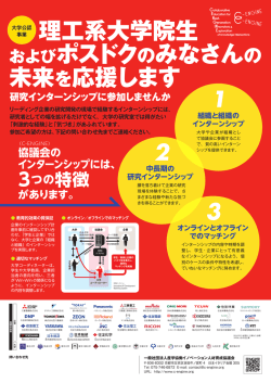 ポスターダウンロード - 産学協働イノベーション人材育成協議会