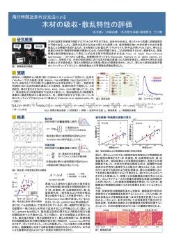 木材の吸収・散乱特性の評価