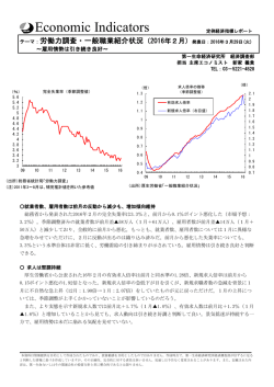 Economic Indicators 定例経済指標レポート