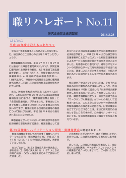 表紙(PDF 212KB) - 障害者職業総合センター 研究部門