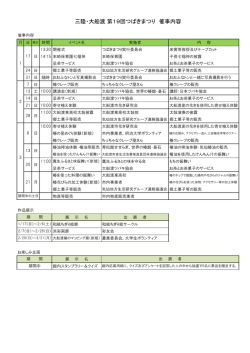 三陸・大船渡 第19回つばきまつり 催事内容