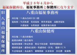 八重山福祉事務所 八重山保健所