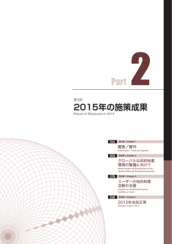第2部 2015年の施策成果（PDF：2646KB）