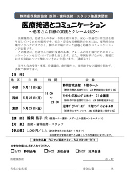 医療接遇とコミュニケーション
