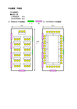 中会議室 平面図