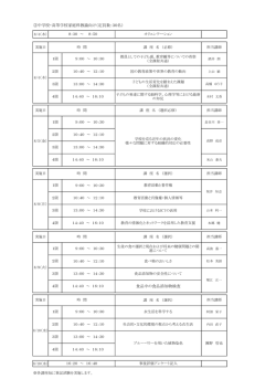 ③中学校・高等学校家庭科教諭向け（定員数：30名） 食品中の食品添加