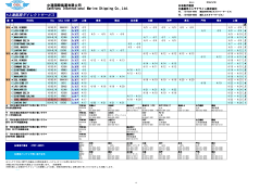 上海航路スケジュール - CCL JAPAN｜中通遠洋コンテナライン株式会社