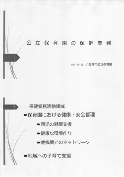 資料90 保育園の保健業務（PDF：8787KB）