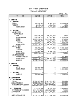 貸借対照表 [PDF:360 kB]