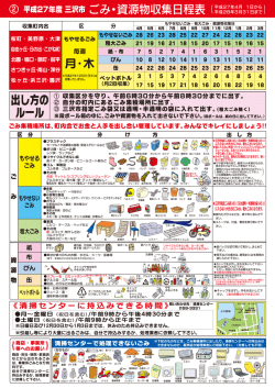 出し方の ルール